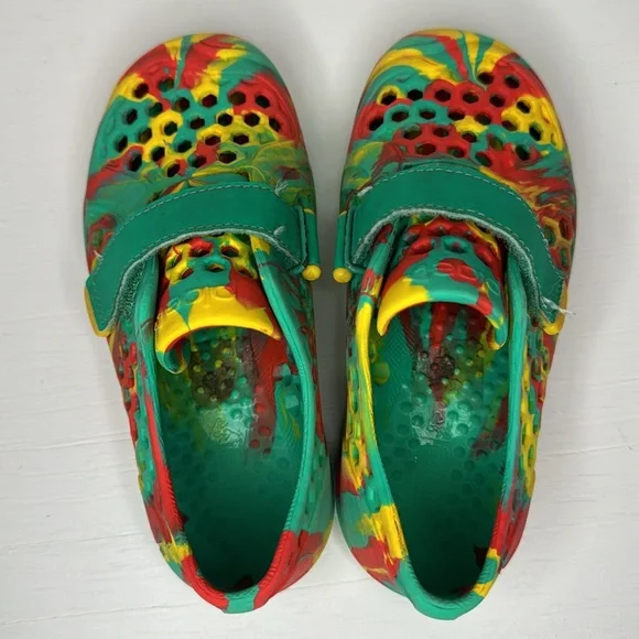Plae Mimo Water Shoes Green/Red Size US 10 - Picture 7 of 8